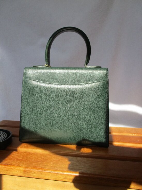 Coach 4413 Madison Gracie purse handbag crossbody forest green - Picture 3 of 16